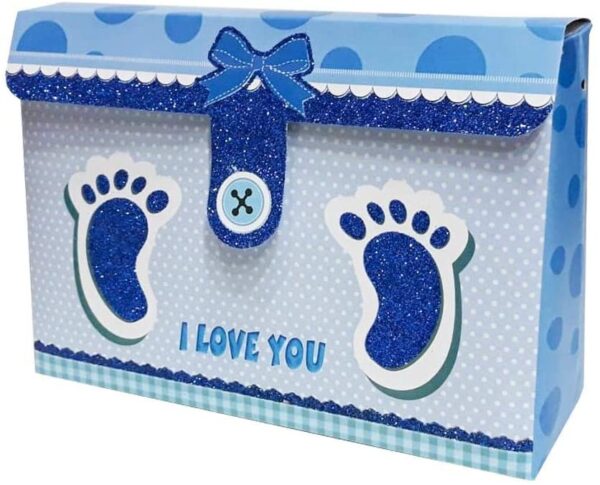 Baby Boy Shower Giveaway Gift Boxes 12 pieces - Pink L25xH17xW9cm - Willow